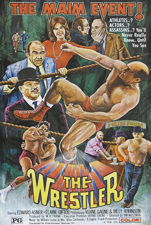 the movie poster: The Wrestler (1974)