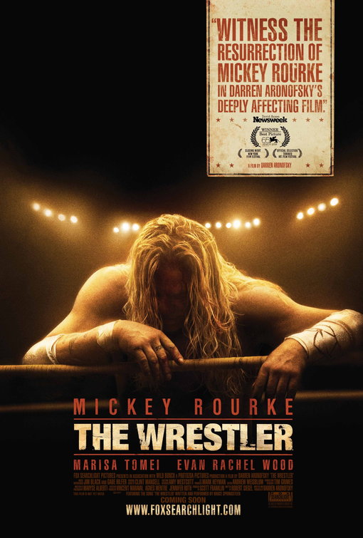 the movie poster: The Wrestler (2008)