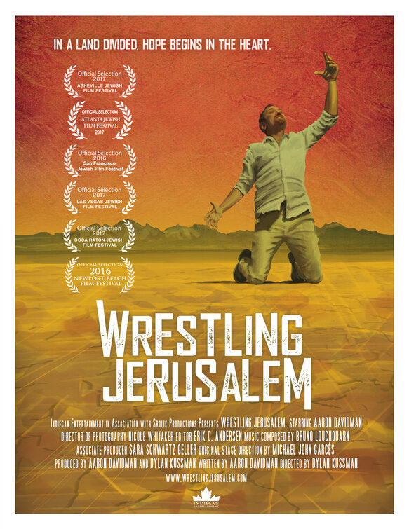 1000 piece jigsaw puzzle for the movie poster: Wrestling Jerusalem (2016)