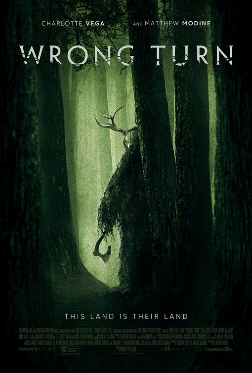 1000 piece jigsaw puzzle for the movie poster: Wrong Turn (2021)