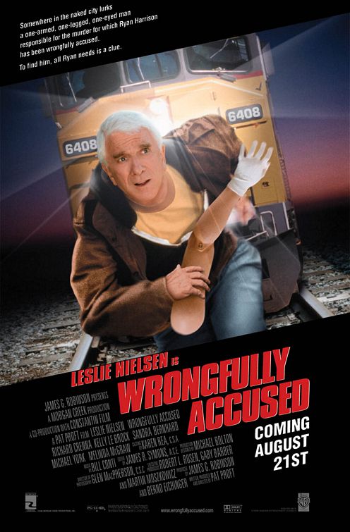 the movie poster: Wrongfully Accused (1998) ver2