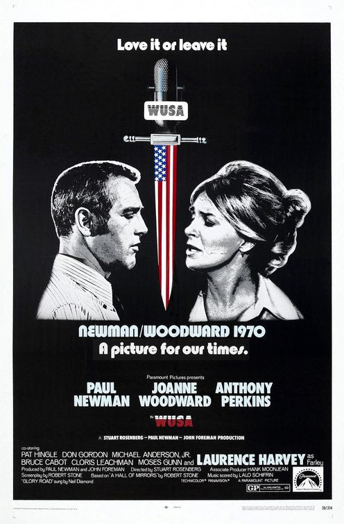 the movie poster: WUSA (1970)