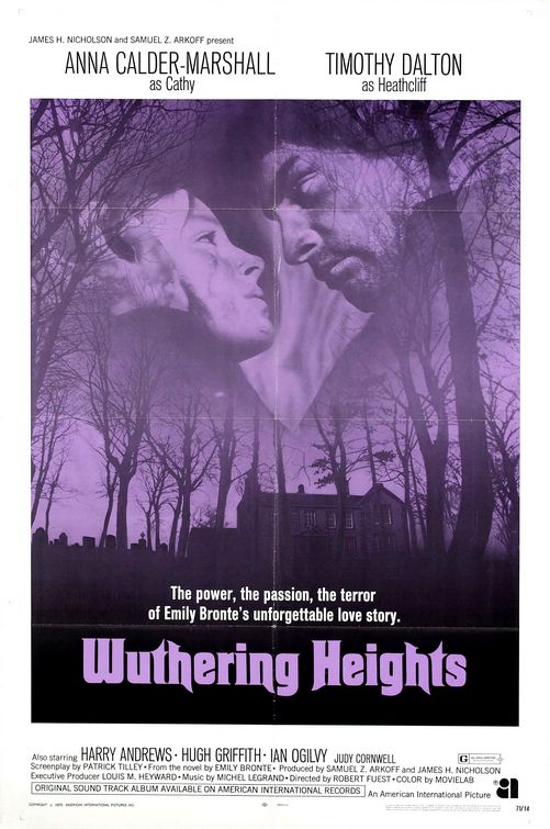 the movie poster: Wuthering Heights (1971)