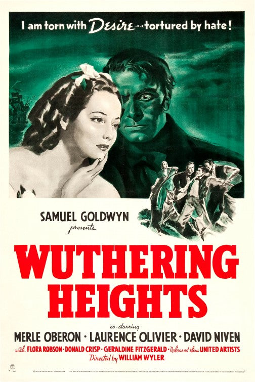 1000 piece jigsaw puzzle for the movie poster: Wuthering Heights (1939)