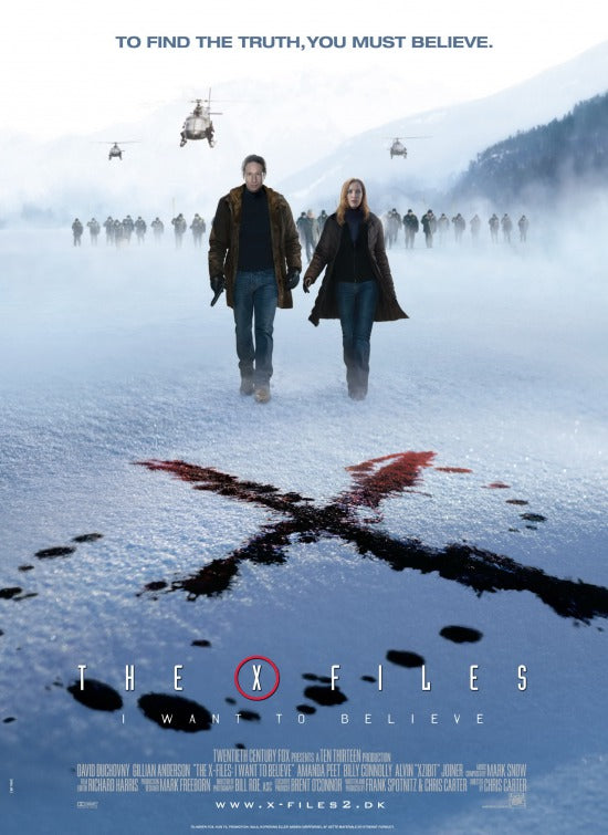 the movie poster: The X Files: I Want to Believe (2008) ver2
