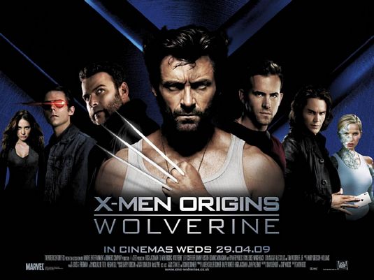 1000 piece jigsaw puzzle for the movie poster: X-Men Origins: Wolverine (2009) ver5