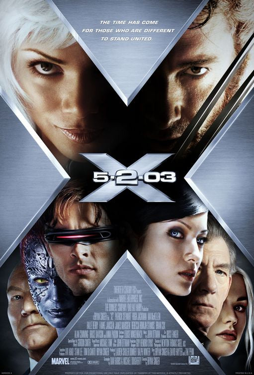 the movie poster: X-Men 2 (2003) ver2