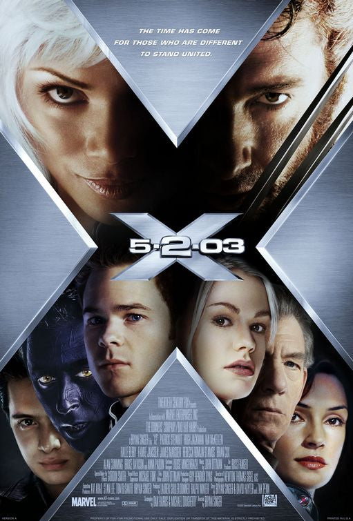 the movie poster: X-Men 2 (2003) ver3