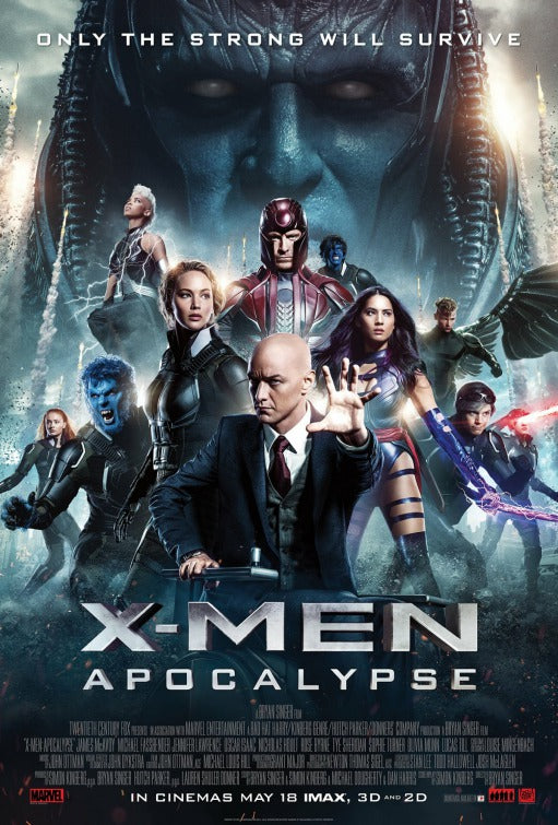 1000 piece jigsaw puzzle for the movie poster: X-Men: Apocalypse (2016) ver18
