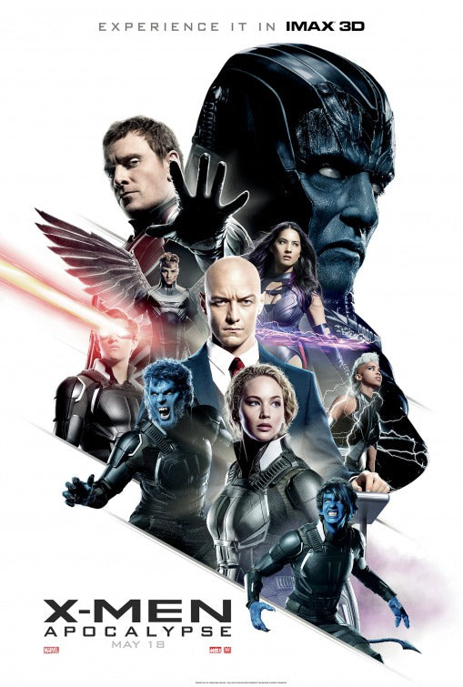 1000 piece jigsaw puzzle for the movie poster: X-Men: Apocalypse (2016) ver19