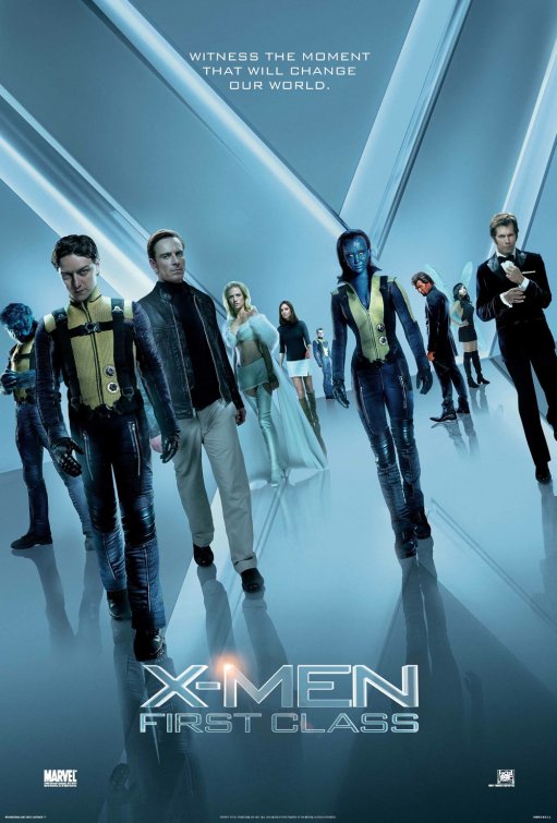1000 piece jigsaw puzzle for the movie poster: X-Men: First Class (2011) ver6