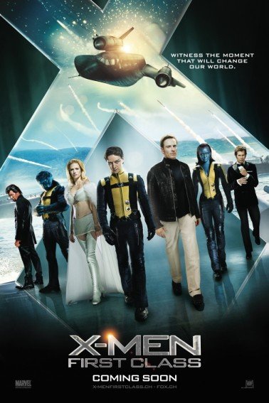 1000 piece jigsaw puzzle for the movie poster: X-Men: First Class (2011) ver7