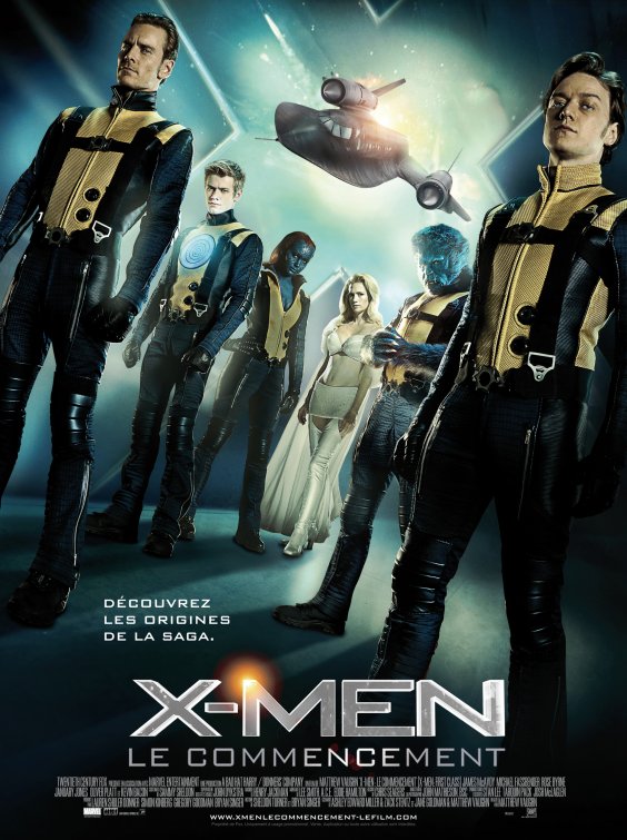 1000 piece jigsaw puzzle for the movie poster: X-Men: First Class (2011) ver8