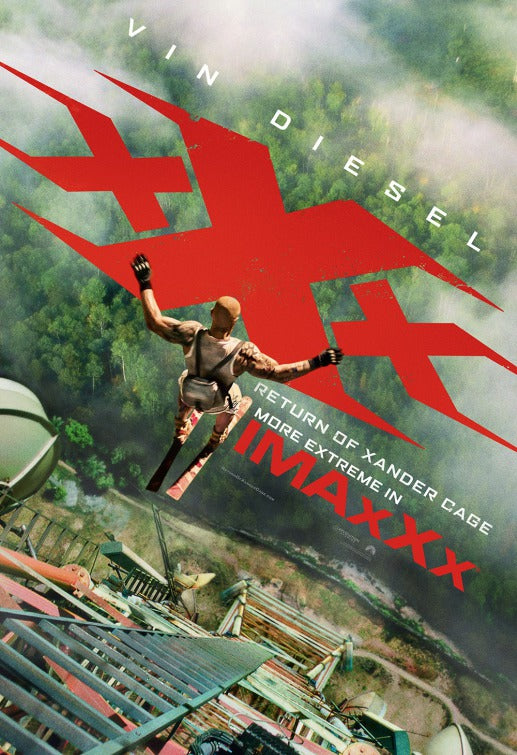 1000 piece jigsaw puzzle for the movie poster: xXx: Return of Xander Cage (2017) ver16