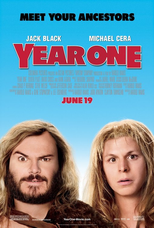 1000 piece jigsaw puzzle for the movie poster: Year One (2009) ver2