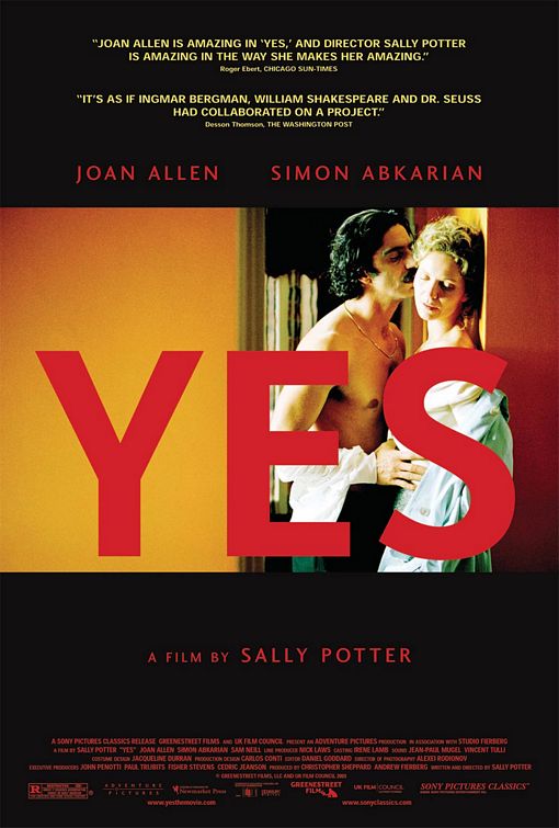 the movie poster: Yes (2005)