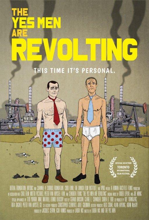 1000 piece jigsaw puzzle for the movie poster: The Yes Men Are Revolting (2015)