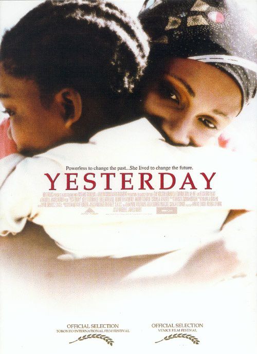 the movie poster: Yesterday (2004)