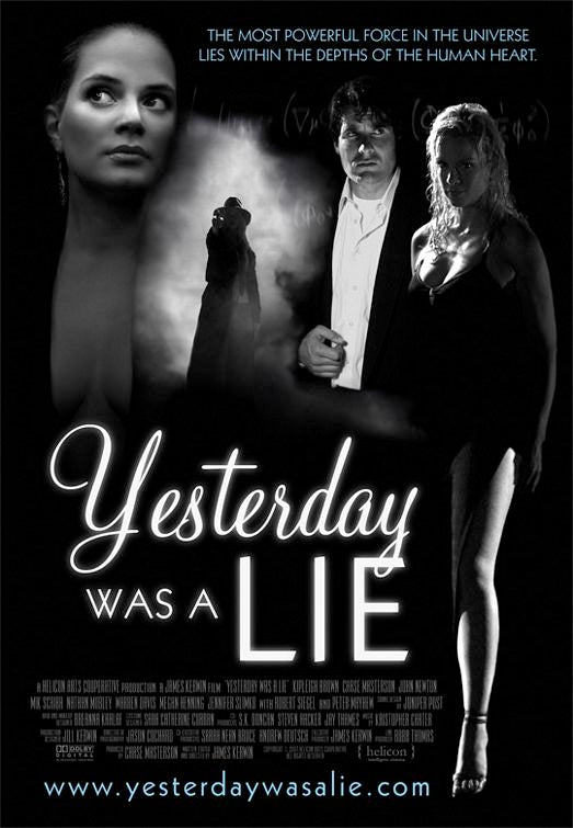 the movie poster: Yesterday Was a Lie (2007)