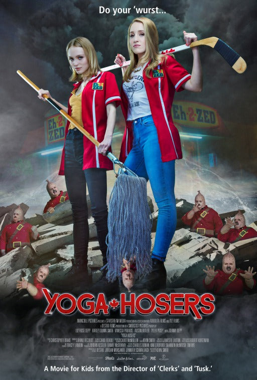 1000 piece jigsaw puzzle for the movie poster: Yoga Hosers (2016)
