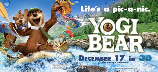 1000 piece jigsaw puzzle for the movie poster: Yogi Bear (2010) ver11