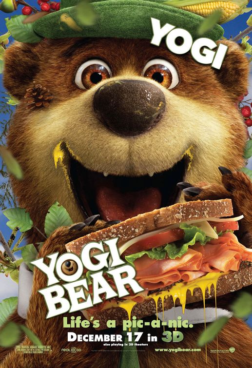 1000 piece jigsaw puzzle for the movie poster: Yogi Bear (2010) ver6