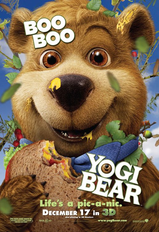1000 piece jigsaw puzzle for the movie poster: Yogi Bear (2010) ver7