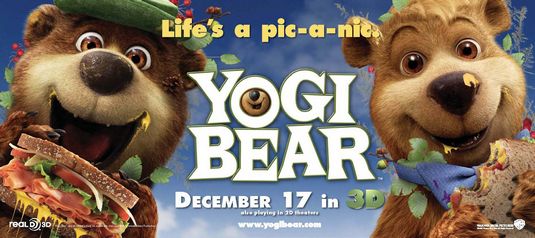 1000 piece jigsaw puzzle for the movie poster: Yogi Bear (2010) ver9