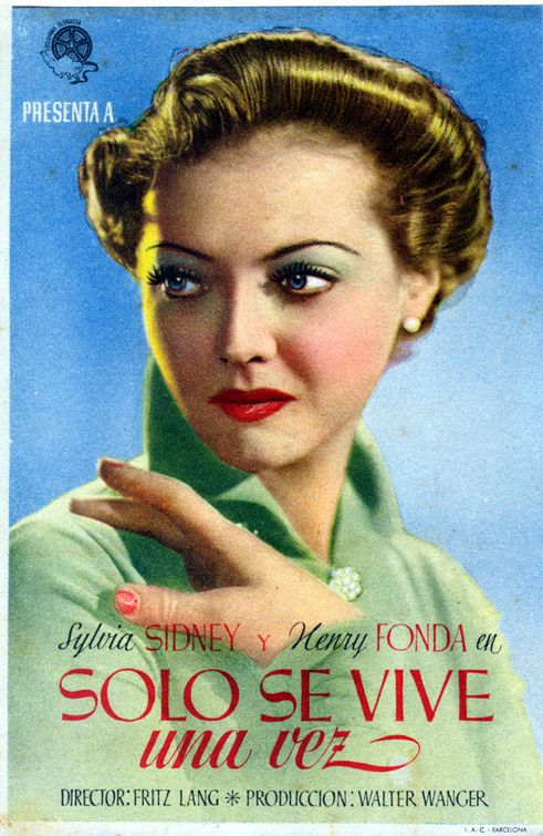 the movie poster: You Only Live Once (1937) ver3