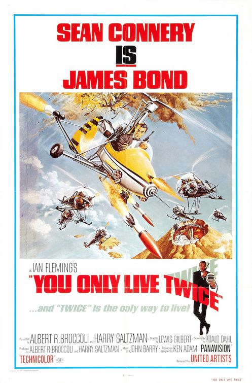 1000 piece jigsaw puzzle for the movie poster: You Only Live Twice (1967) ver3
