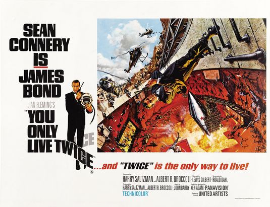 1000 piece jigsaw puzzle for the movie poster: You Only Live Twice (1967) ver4