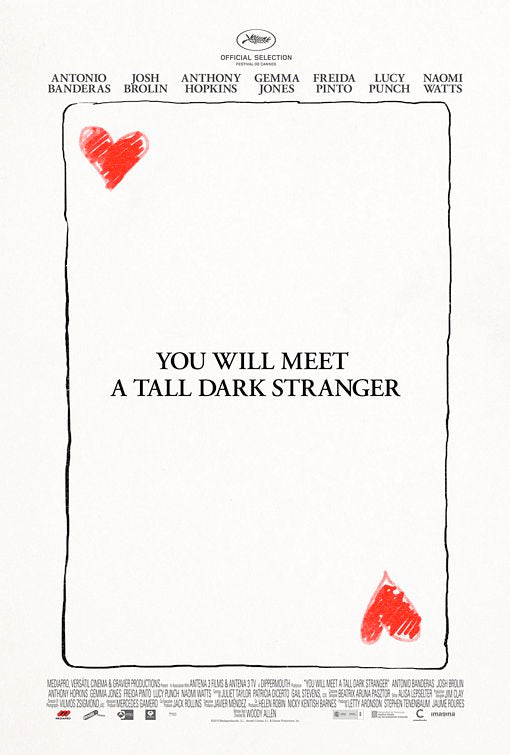 1000 piece jigsaw puzzle for the movie poster: You Will Meet a Tall Dark Stranger (2010)