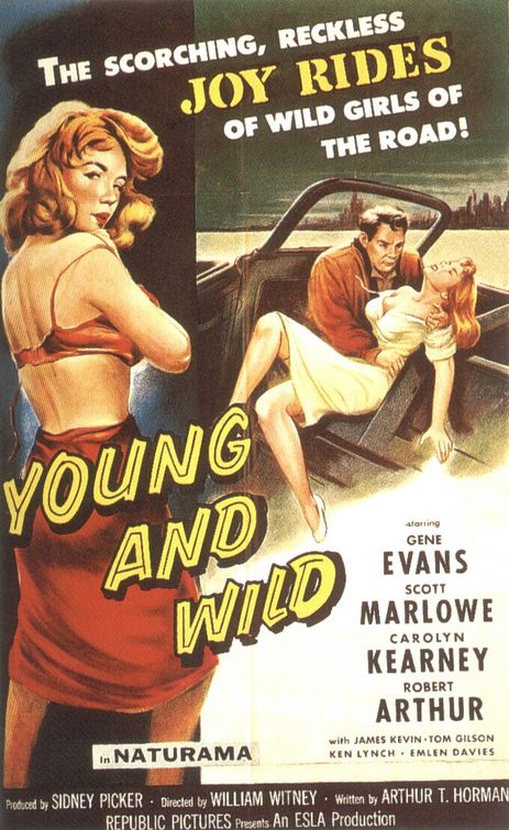the movie poster: Young and Wild (1958)