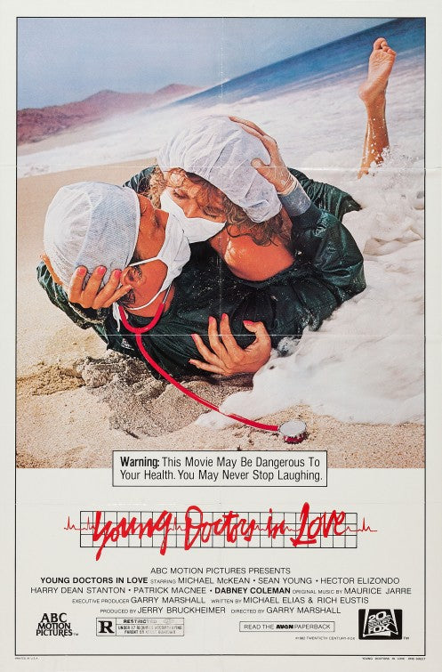the movie poster: Young Doctors in Love (1982)