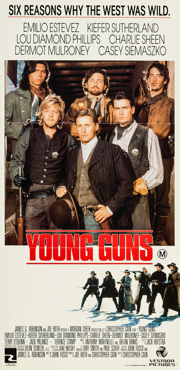 1000 piece jigsaw puzzle for the movie poster: Young Guns (1988) ver2