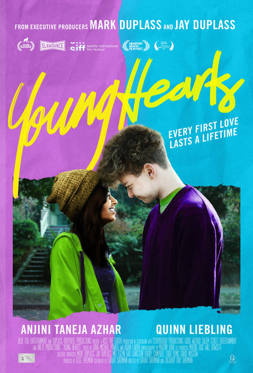 1000 piece jigsaw puzzle for the movie poster: Young Hearts (2021)