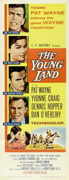 1000 piece jigsaw puzzle for the movie poster: The Young Land (1959) ver2