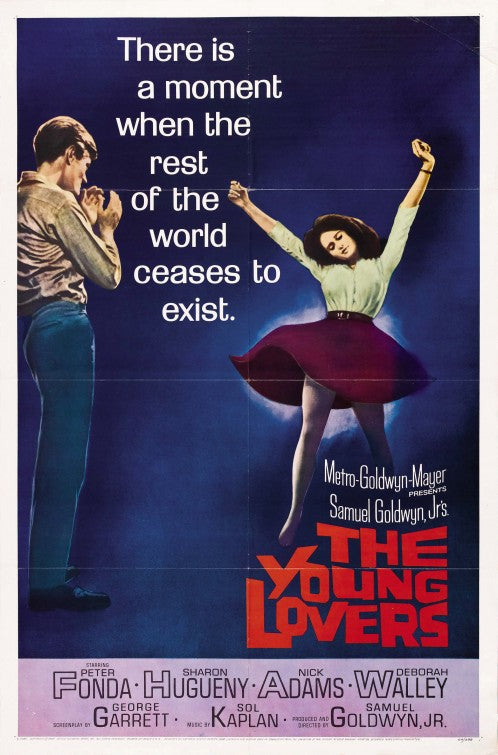 1000 piece jigsaw puzzle for the movie poster: The Young Lovers (1964)