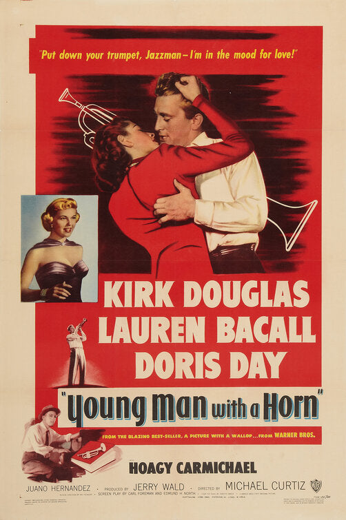 1000 piece jigsaw puzzle for the movie poster: Young Man with a Horn (1950)