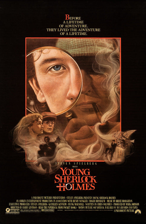 the movie poster: Young Sherlock Holmes (1985) ver2