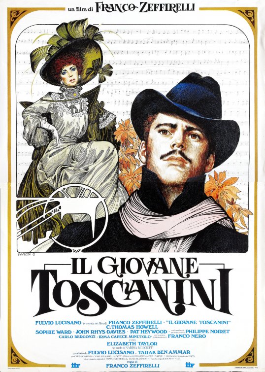 1000 piece jigsaw puzzle for the movie poster: Young Toscanini (1988)