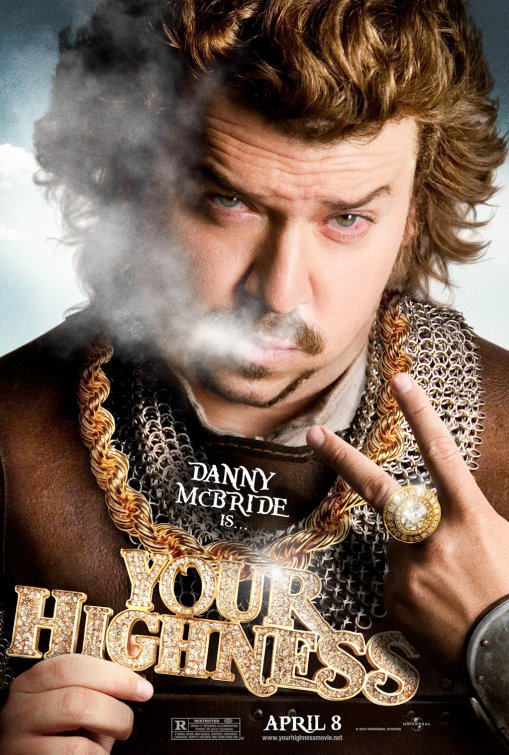 1000 piece jigsaw puzzle for the movie poster: Your Highness (2011) ver2