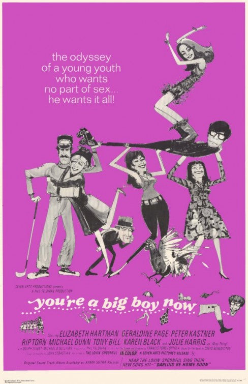 1000 piece jigsaw puzzle for the movie poster: You're a Big Boy Now (1966)