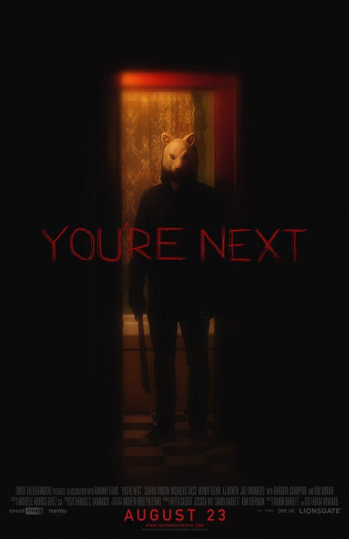 1000 piece jigsaw puzzle for the movie poster: You're Next (2013) ver6