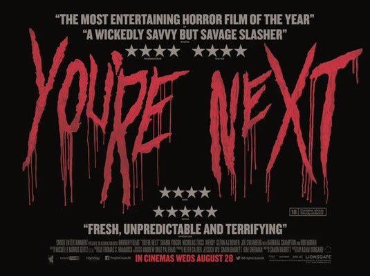 1000 piece jigsaw puzzle for the movie poster: You're Next (2013) ver9