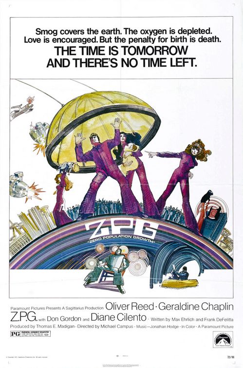 the movie poster: Z.P.G. (1972)