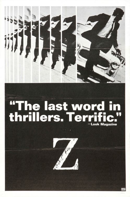 the movie poster: Z (1969) ver2