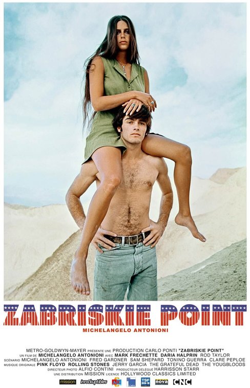 the movie poster: Zabriskie Point (1970) ver2