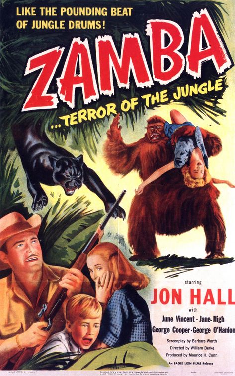 the movie poster: Zamba (1949)