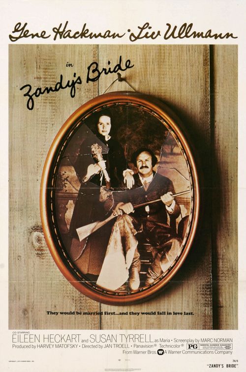 the movie poster: Zandy's Bride (1974)